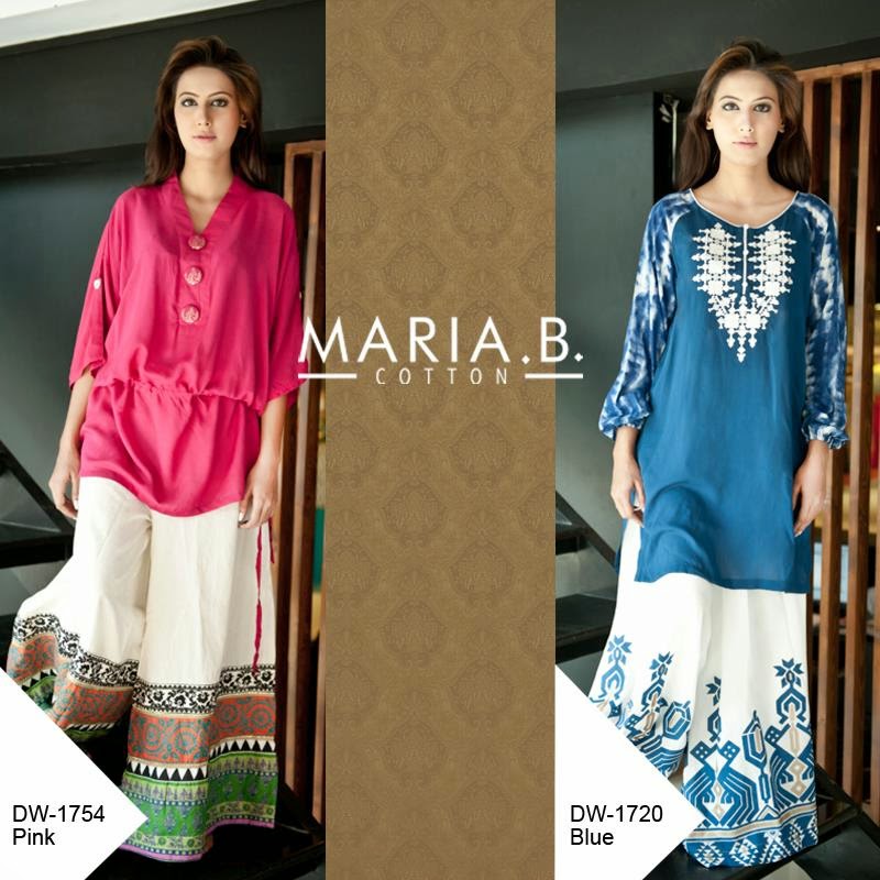 Mgirl by Maria B Kurti Kurtas and Tunics Collection 2017 2018